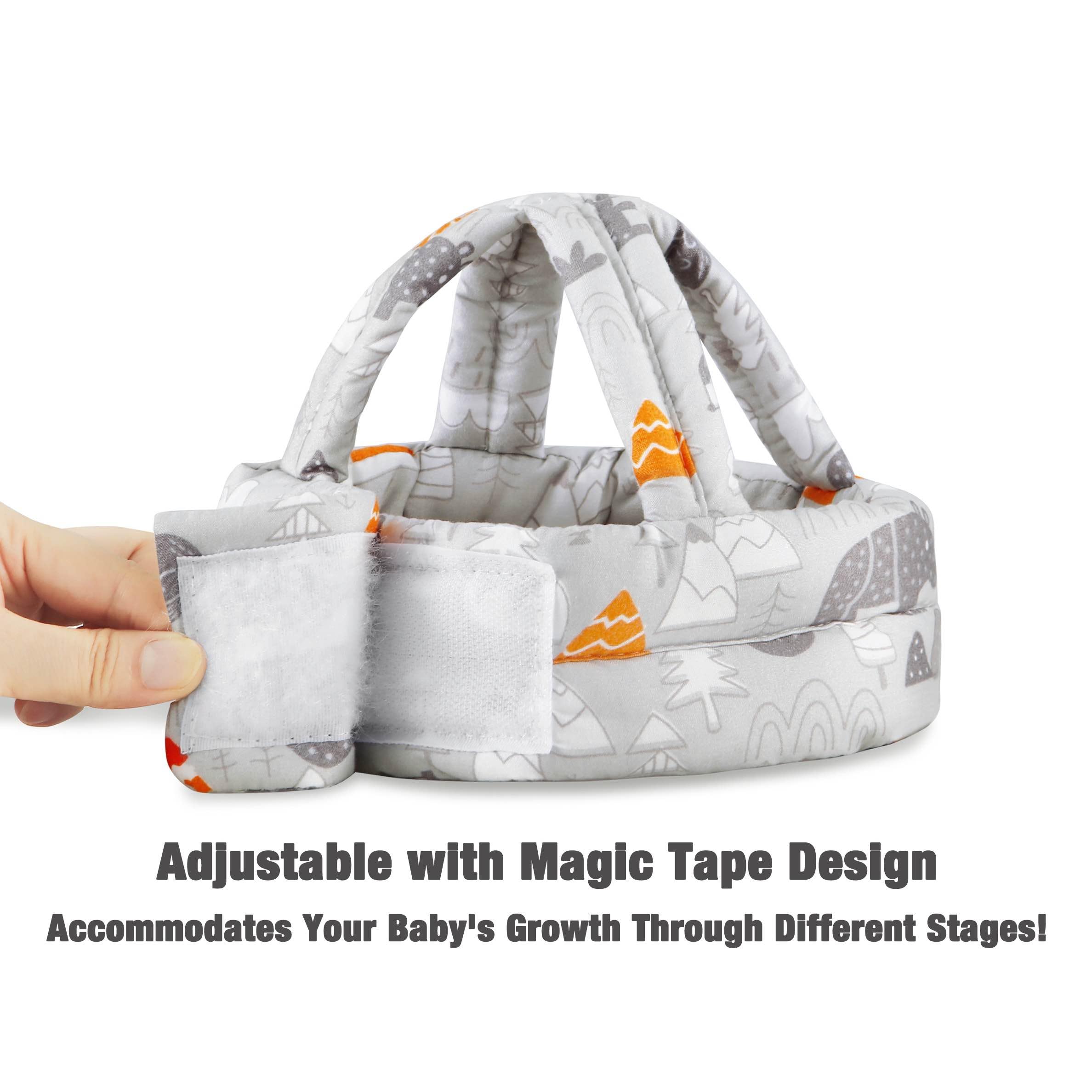 PandaEar Baby Helmet for Crawling and Walking| Baby Head Protector| Infant Helmets 6-12 Months| Toddler Baby Head Protection Cushion| Baby Safety Helmet Head Shaping for Learning to Walk