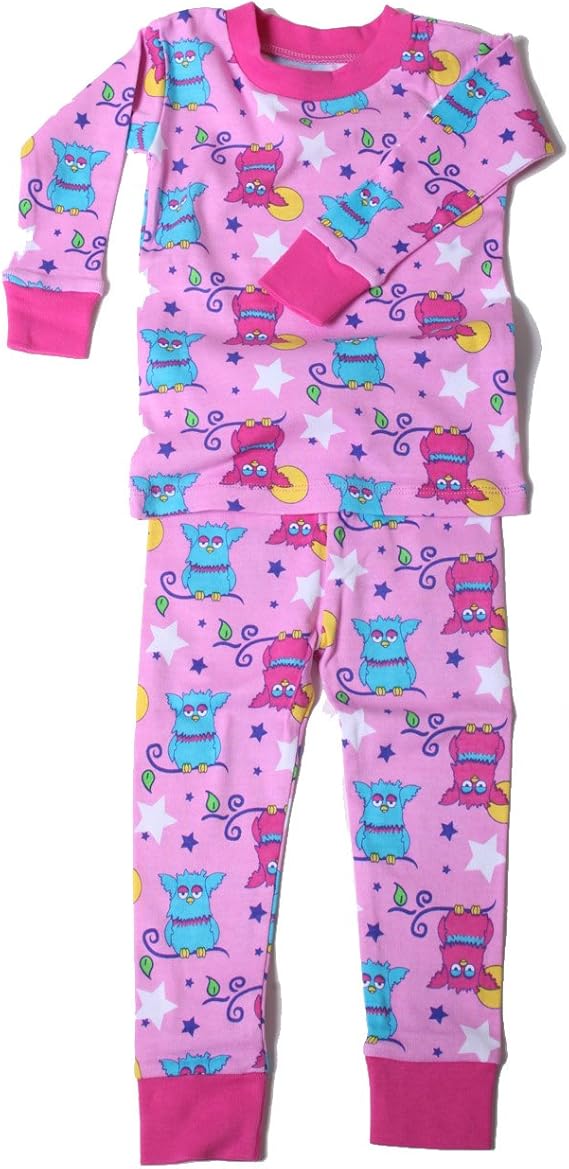 New Jammies Baby Girls' Trim Snuggly Fit Pajama Infant And