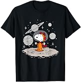 Peanuts - Snoopy Planets and Starfield T-Shirt