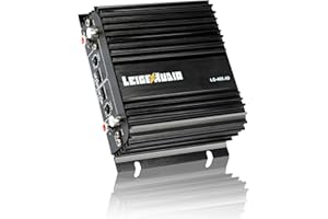 LEIGESAUDIO LG-400x4 Full Range 2 Ohms 4 Channels 400 Watts RMS Class D Car Audio Amplifier Multichannel Amp