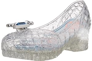FRAFR.GANCIA Cinderella Light-Up Costume Shoes for Kids (13/1)