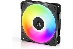 ARCTIC P12 Pro Reverse A-RGB – 120 mm Premium Fan with Reverse Airflow, PWM Fan with Y Cable Splitter, 500-3000 RPM, 0 RPM <5