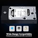 Sabrent USB 3.0 Enclosure 5Gbps 2.5/3.5 Stir USB HDD SSD EC-KSL3 view 7