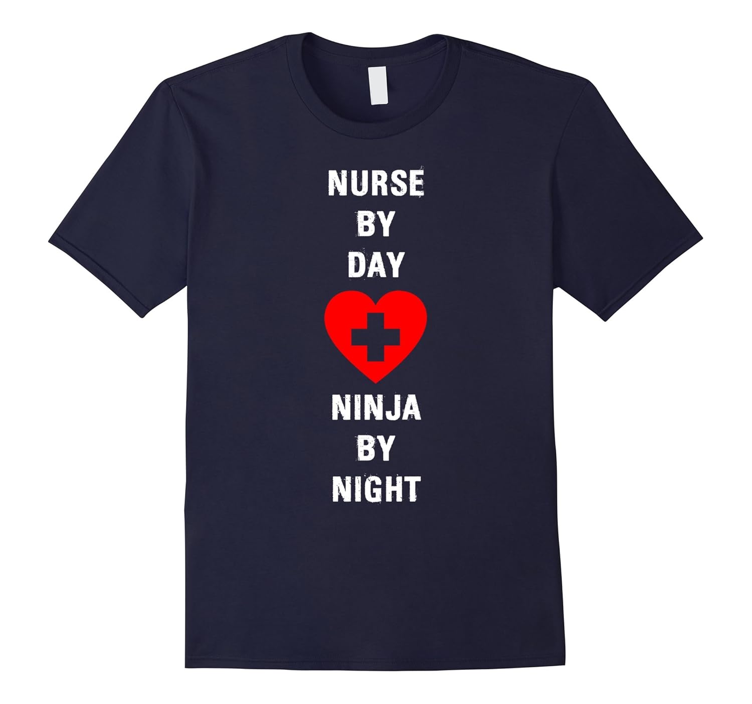 Nurse By Day, Ninja By Night Cute Nursing T-Shirt-Rose