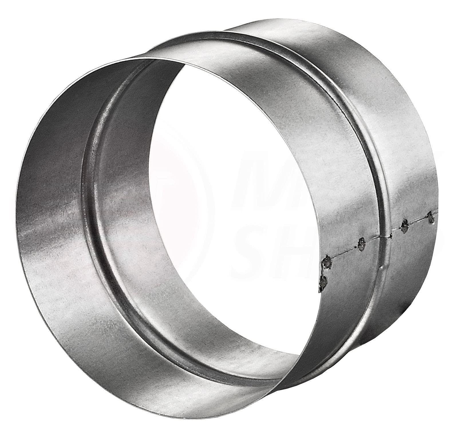 MKK® PVC Aluminium Round Flex Pipe Connector, Nipple Spiral Duct Ventilation Pipe