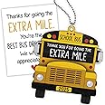Pawzity Bus Driver Appreciation Gifts - Bus Driver Gifts - School Drivers Appreciation Gift for Men, Women - Thank You, Retirement Gift for School Driver Monitor - Wood Hanging Ornament