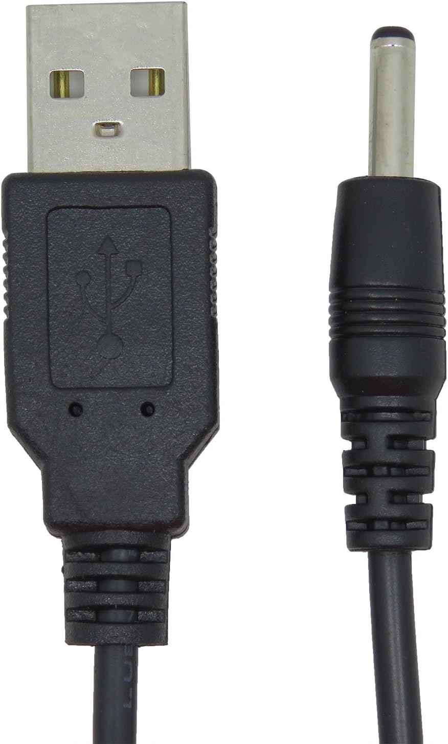 CableDeconn USB A to DC 3.5 mm/1.35 mm 5 Volt DC Barrel Jack Power Cable …, Black - Image 5
