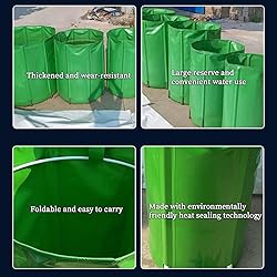 Folding Rain Barrel With Faucet And Stand