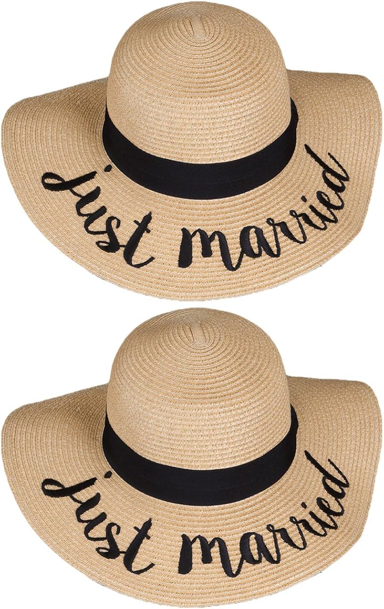 Just married sun hat Clearance