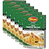 Shan Bombay Biryani Recipe and Seasoning Mix 2.11 oz (60g) - Spice Powder for Meat and Potato Layered Pilaf - Suitable for Ve