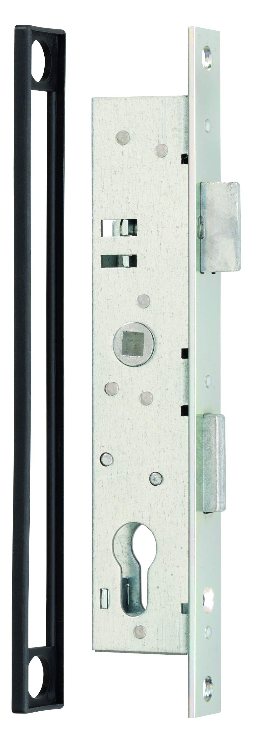 Alberts 413057 Tubular Frame Lock, Galvanised, Backset 25 mm, Height 197 mm, Width 38 mm