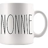 Nonnie Mug Gifts for Christmas, Birthday, Mother's Day/Father's Day - Family Coffee Mug for Best Nonnie Ever - 11oz