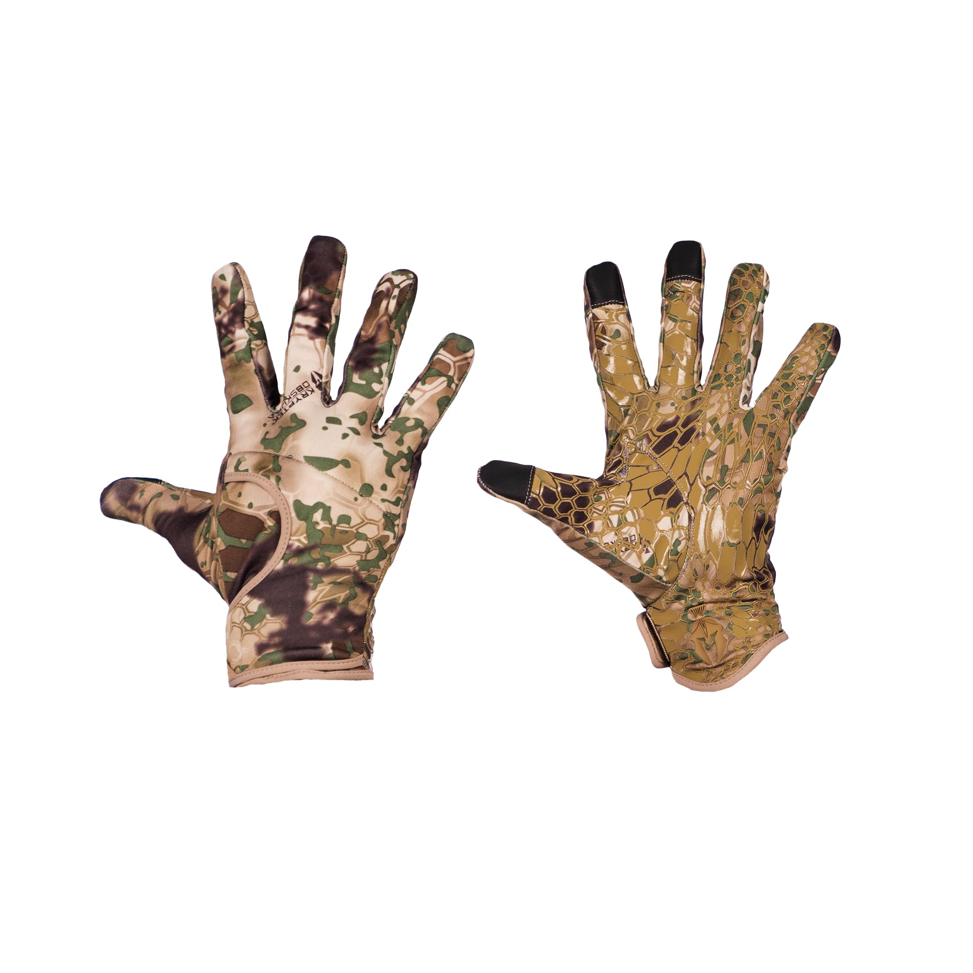 Kryptek Men's Krypton Cool Weather Hunting Glove with Touch Screen Compatibility, Obskura Transitional - S Image