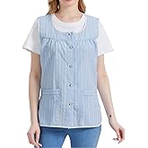Nanxson Cobbler Aprons for Women with Pockets Smock Apron with Buttons for Cooking Chef Kitchen CF3152