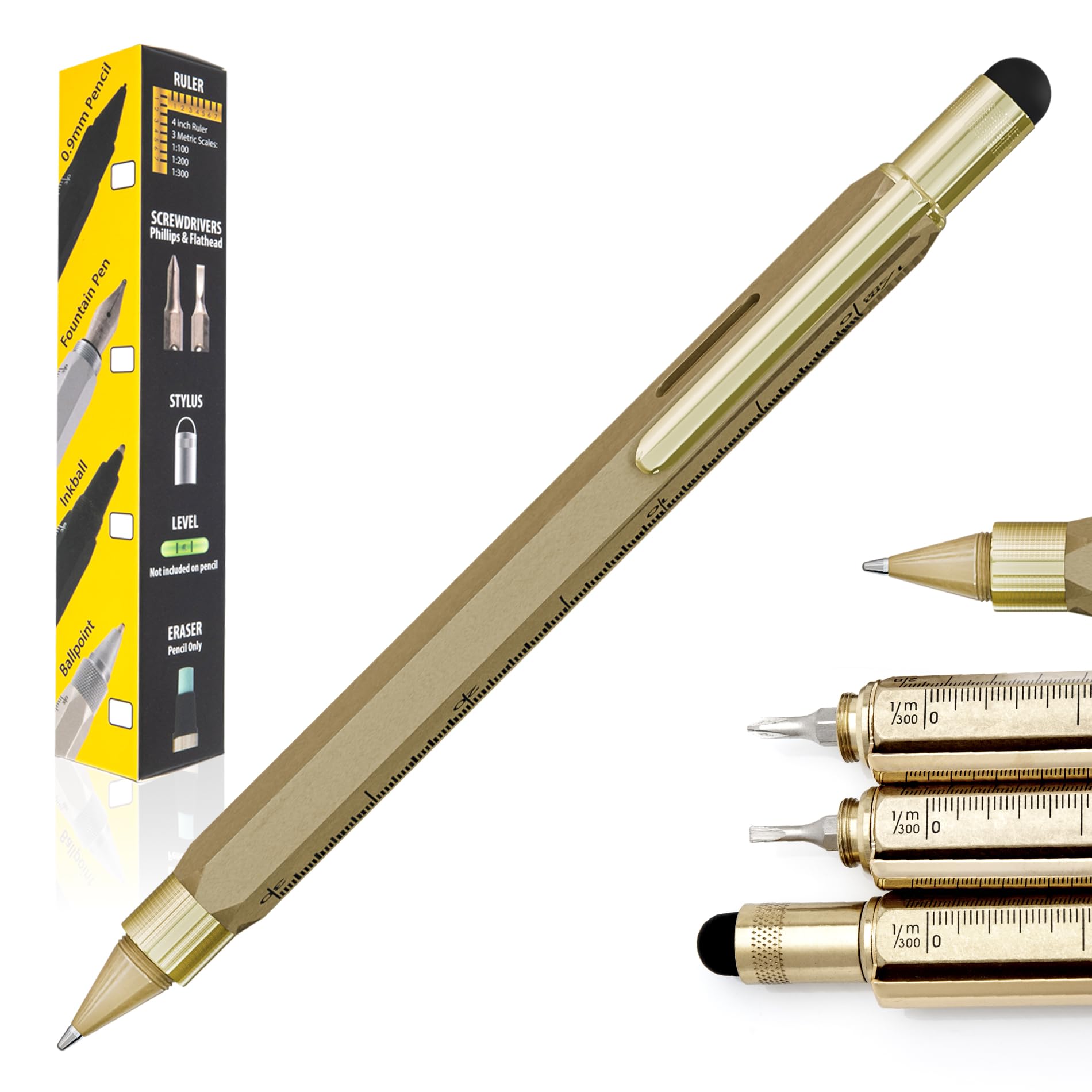Monteverde Brass Tool Ballpoint Pen