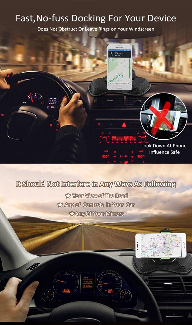 Nonslip Beanbag Dashboard Friction,Car Sat Nav GPS Dashboard Mount for Garmin TomTom, Magellan and Other Portable GPS Navigators - Image 3