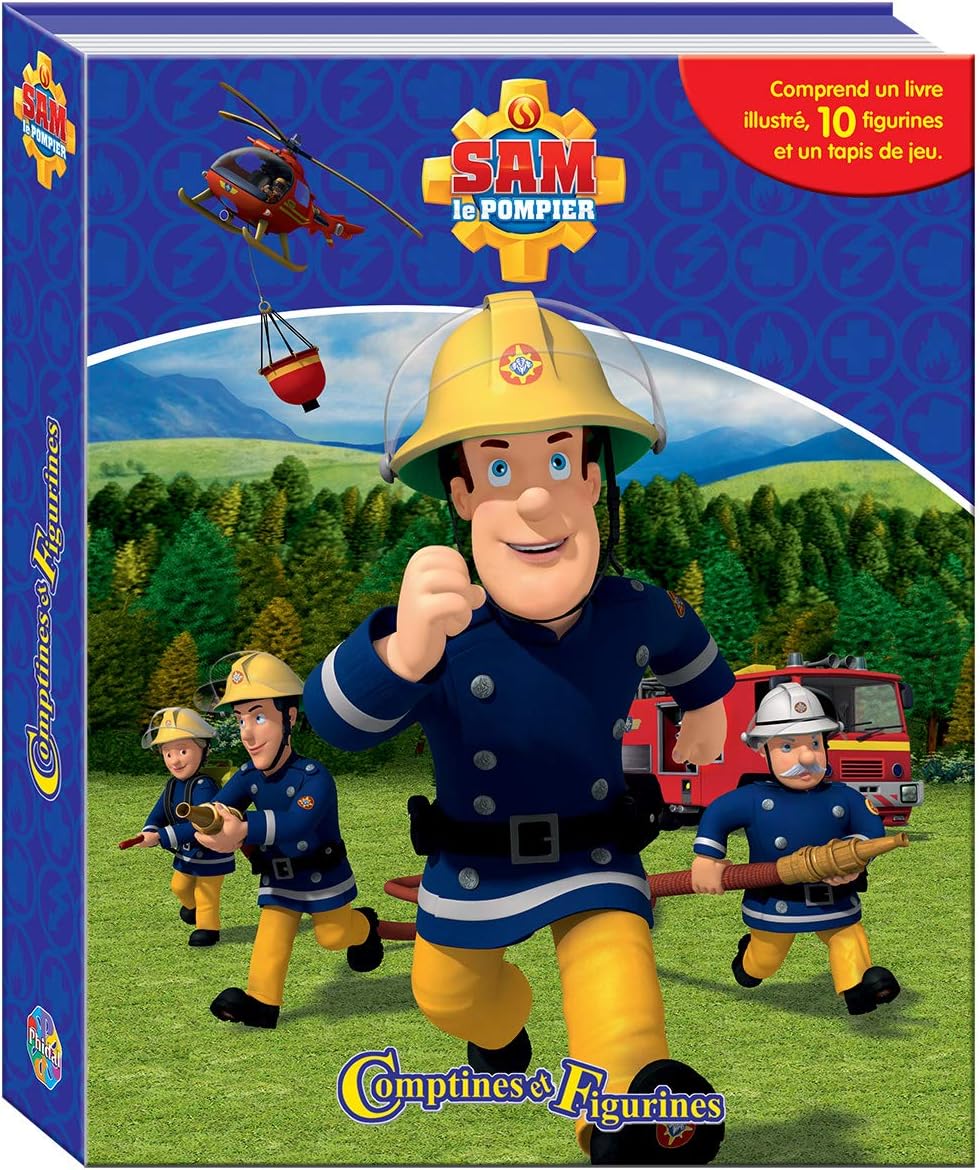 Phidal 9782764342459 Sam Le Pompier Figurine, Multicolored