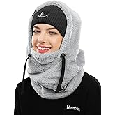Shy Velvet Balaclava Wind-Resistant Winter Face Mask,Fleece Ski Mask for Men and Women,Warm Face Cover Hat Cap Scarf