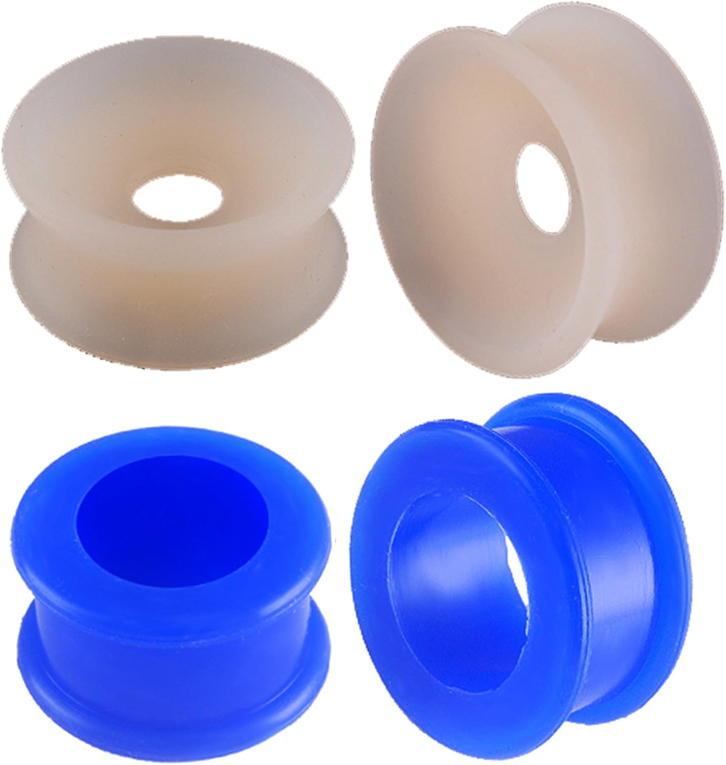 bodyjewellery 3/4 20mm Gauge Silicone Double Flared Tunnels
