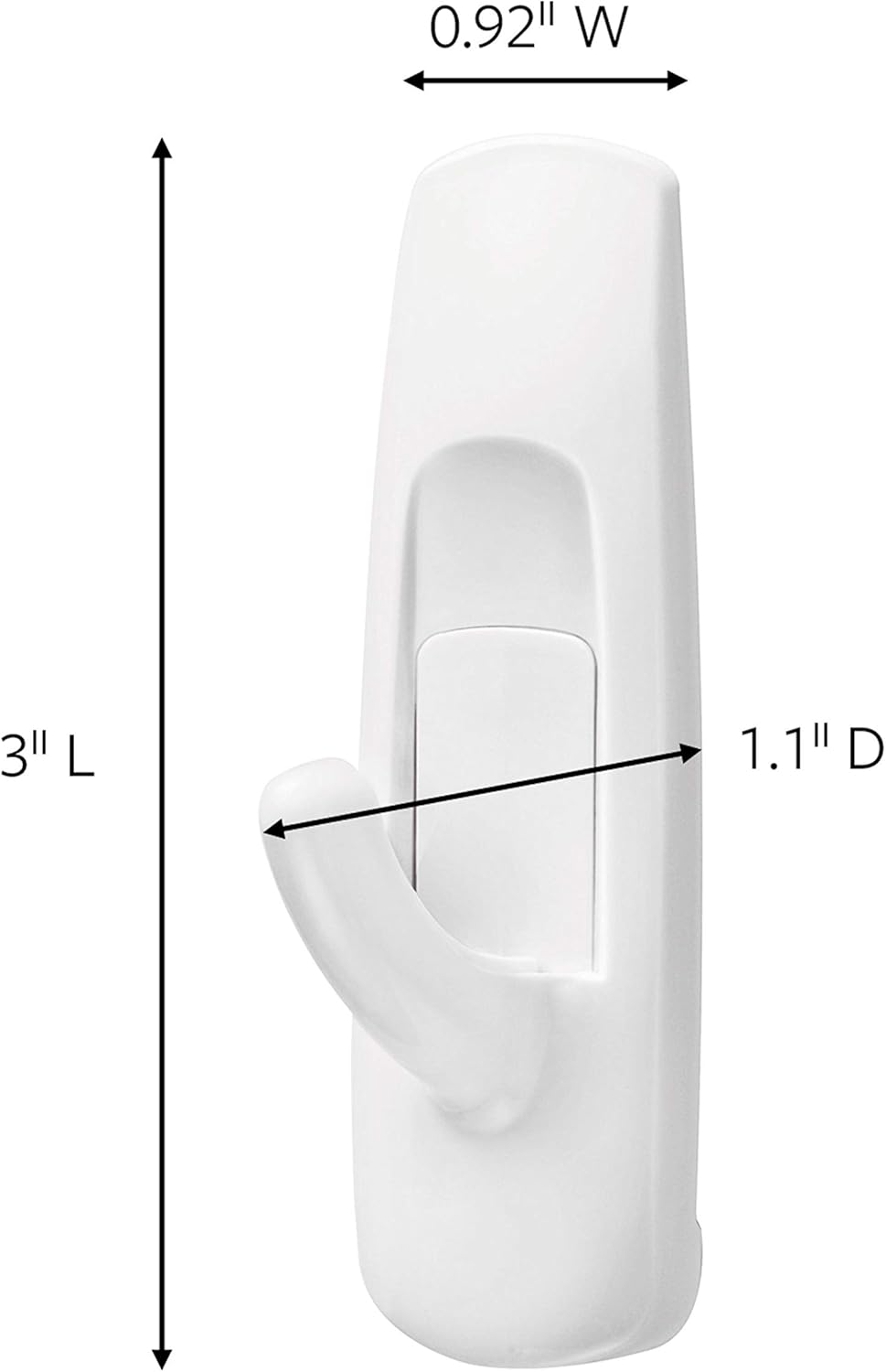 Command Medium Utility Hooks Mega Pack, White, 20-Hooks, 24-Strips, Organize Damage-Free: Home Improvement
