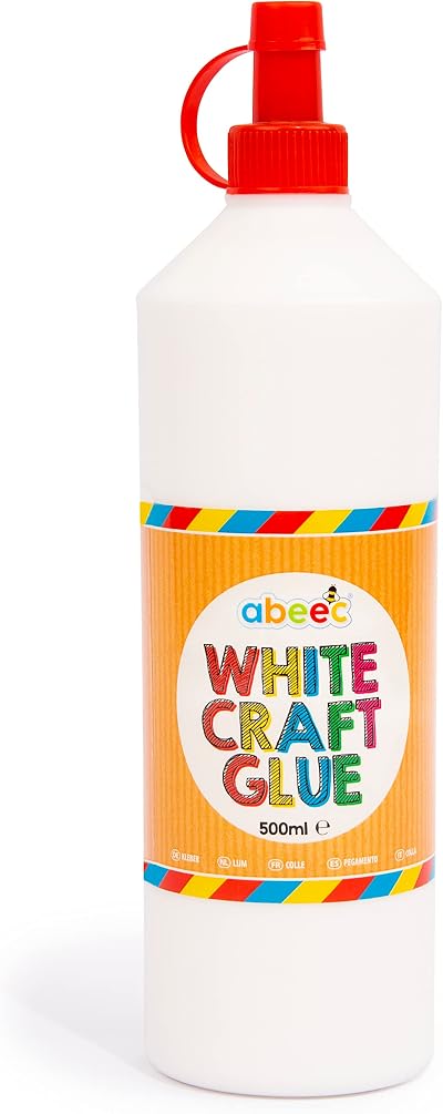 abeec Craft Glue 500 ml - PVA Glue For Arts & Crafts - Kids & School