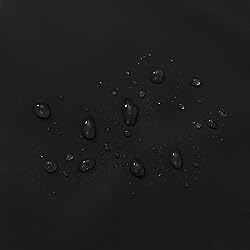 Barossa Design Extra Long Black Shower Curtain