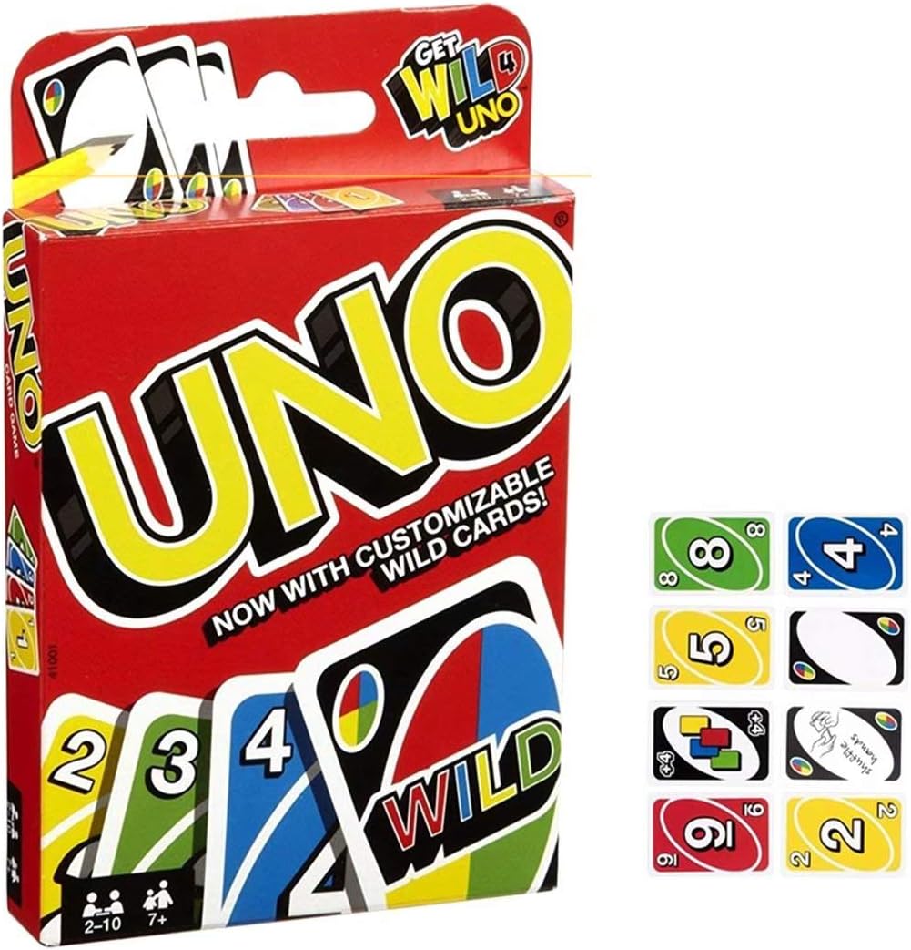 Hpparty Mattel UNO: Classic UNO Card Game, Fun Card Game
