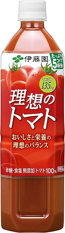 Amazon 伊藤園 理想のトマト 900g 12本 理想のトマト 食品 飲料 お酒 通販