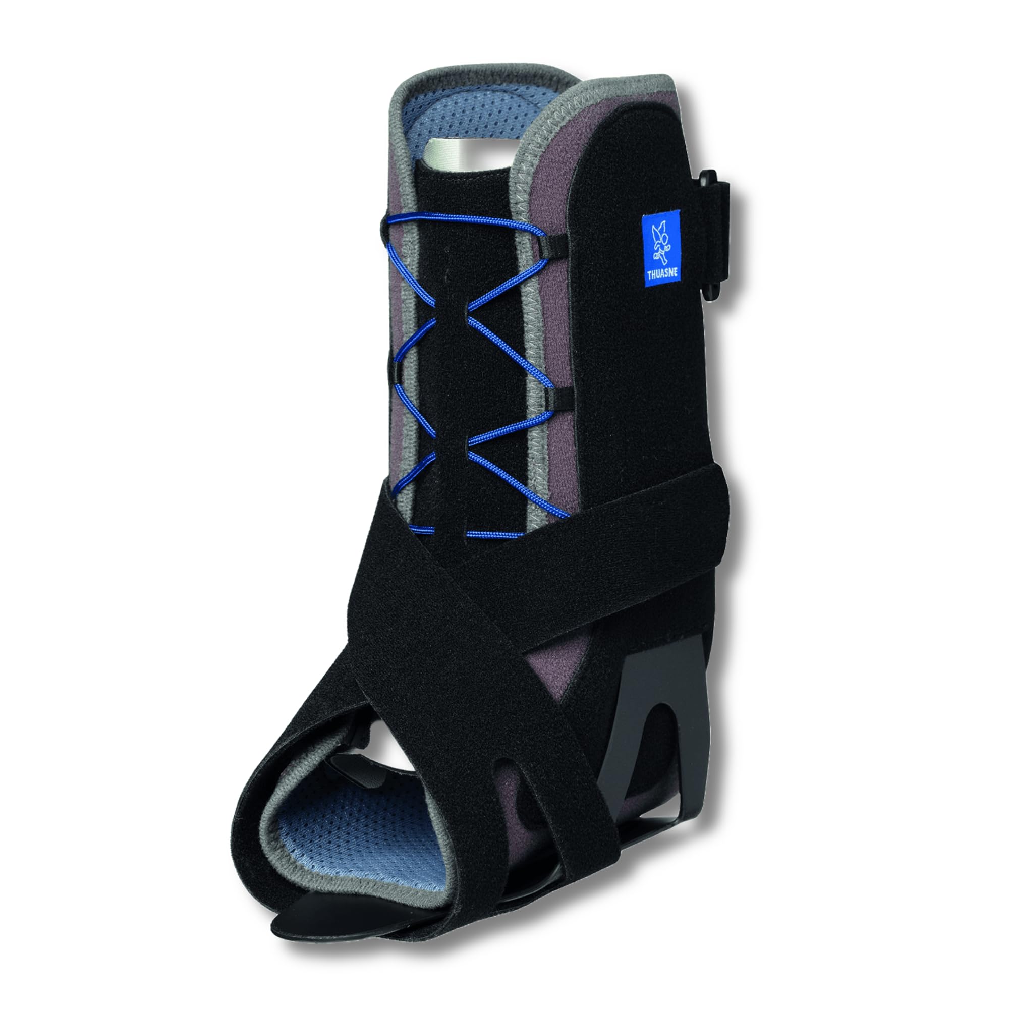 THUASNE Malleo Dynastab Vario - 3 in 1 Design - Ankle Joint Stability Brace - Chronic Ankle Instability - Post Op and Mild Foot Drop Support - CE Medical Device (Size 1)