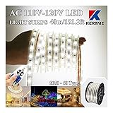 KERTME 5050-60 Type AC 110-120V White LED Strip