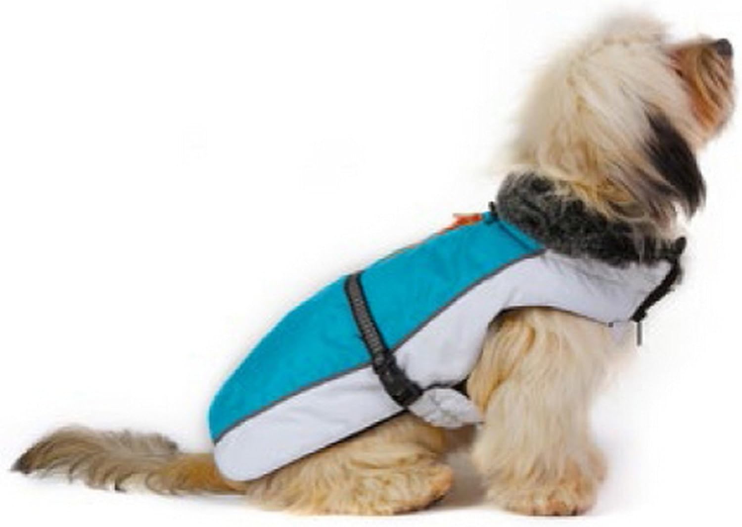 Dog Gone Smart Aspen Jackets Aqua/White 8", 8 inches