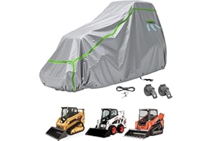 Skid Steer Cab Cover Fit Bobcat, Cat, John Deere, Case, New Holland etc. Waterproof Skid Steer Cover, Skid Steer Loader Cover