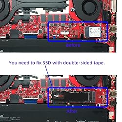 cablecc 22x30mm NVME M-Key to 22x80mm NGFF