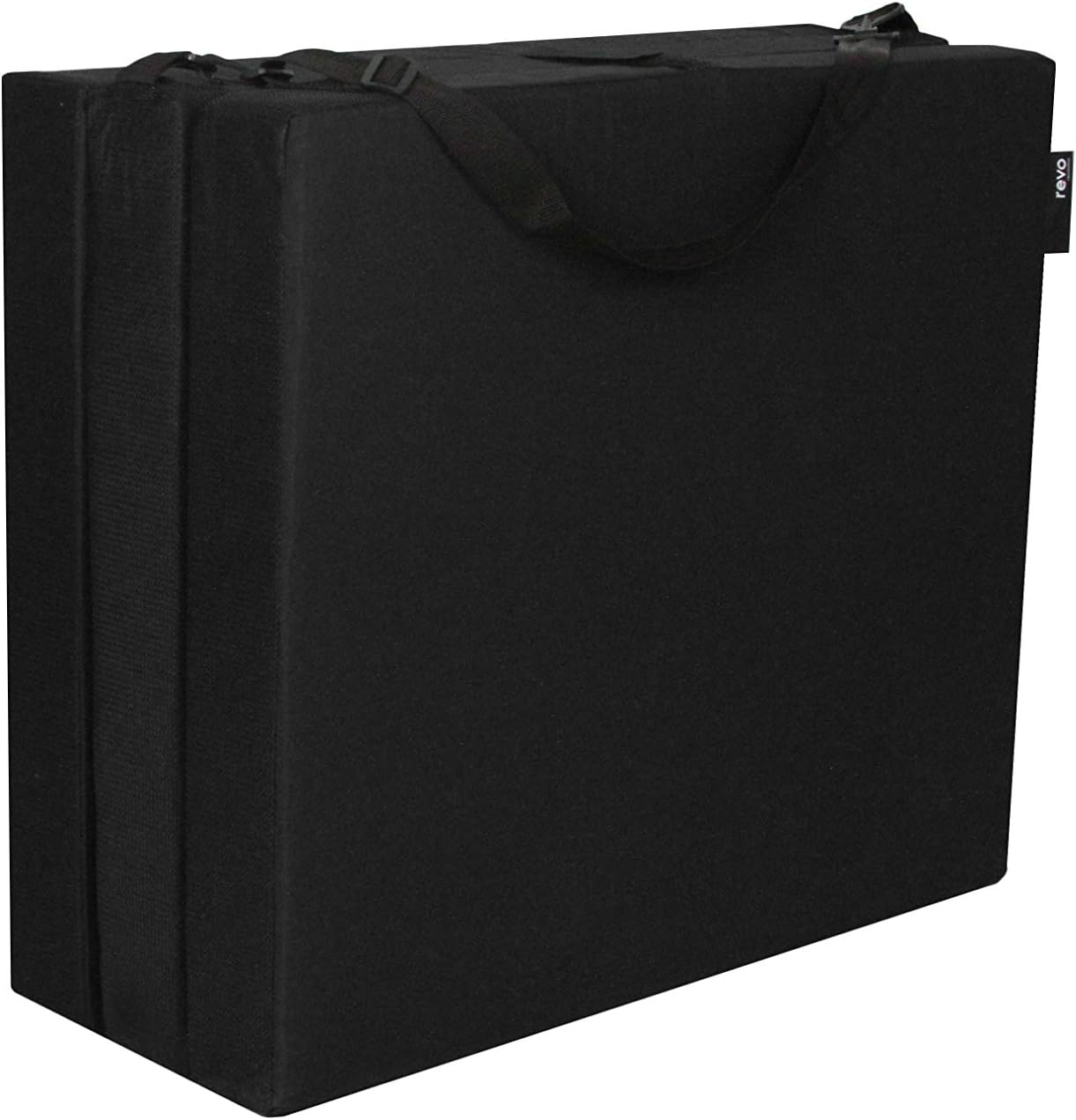 American Furniture Alliance Jr Twin Black Trifold Mattress, Mesh/Poly: Furniture & Decor