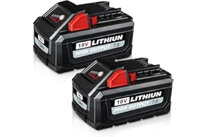 2Pack 18V 7.0AH Replacement for Milwaukee 18V Battery 48-11-1840 48-11-1850 48-11-1860 18V Cordless Power Tools