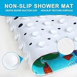 XIYUNTE Baby Bath Mat Non Slip 100x40cm Eco Safe Cartoon Design Tufted Mat view 3