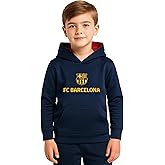Icon Sports Officially Licensed FC Barcelona Pullover Hoodie - Unisex Kids