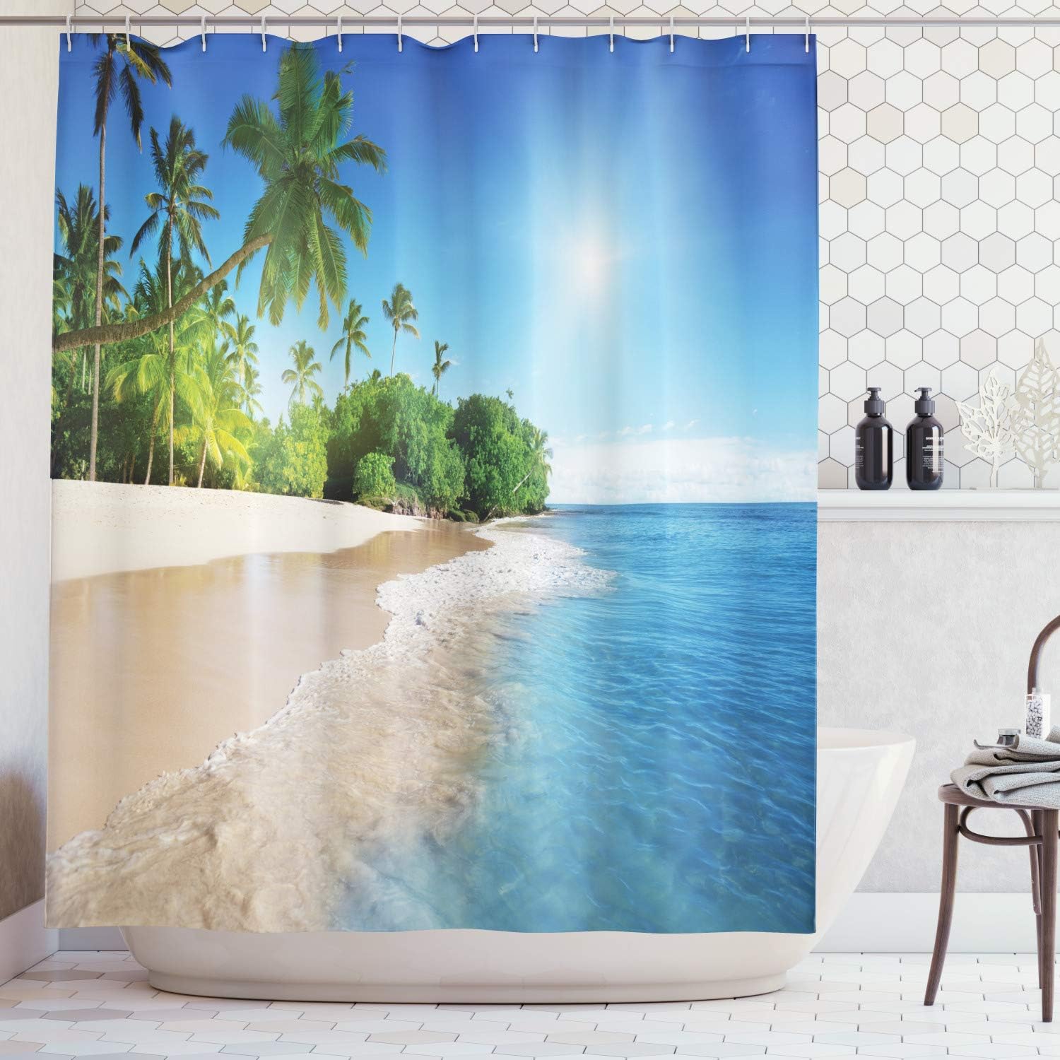 Download Duschvorhaenge strandszene Free HD