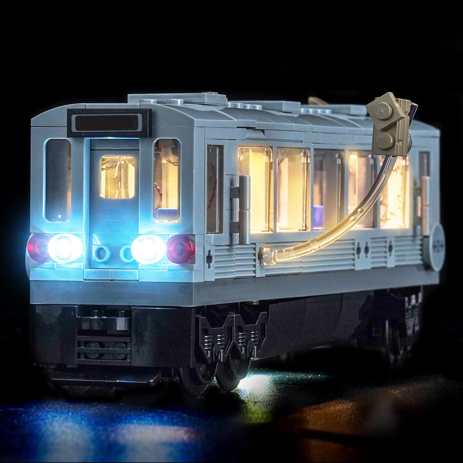 Light Kit Compatible with Lego 76321 Doc Ock Subway Train Scene (No Model), Decoration Lighting Set Compatible with Lego Doc Ock Subway Train Scene Building Blocks Model