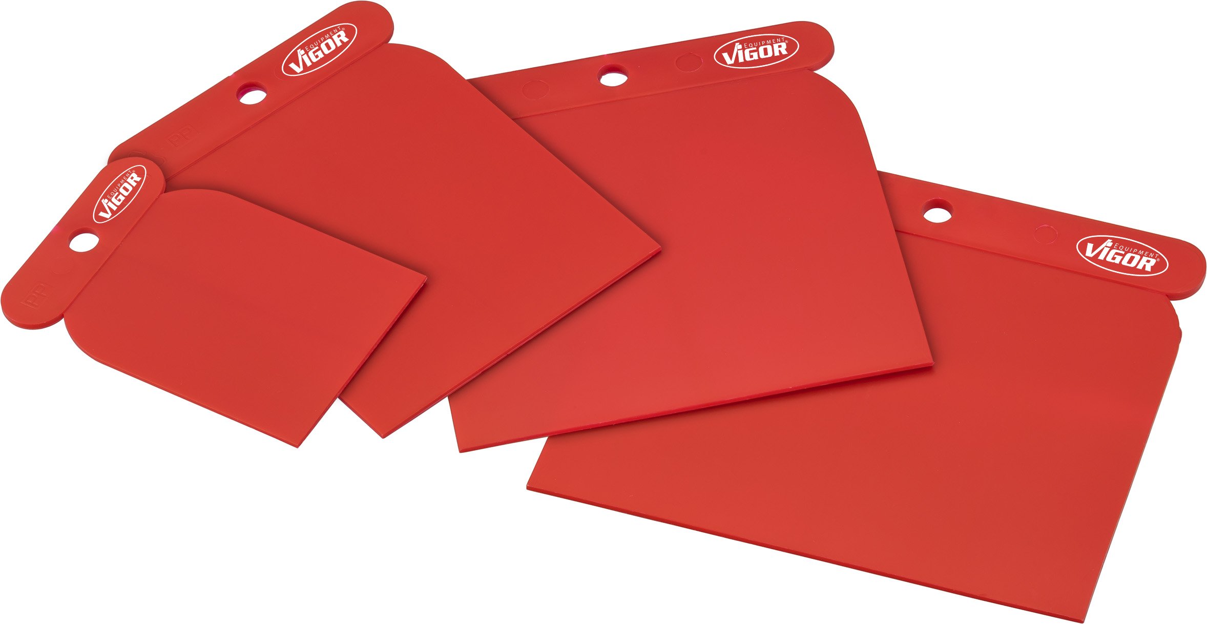 Vigor Vigor_V4278 Set of Plastic Japan Spatulas