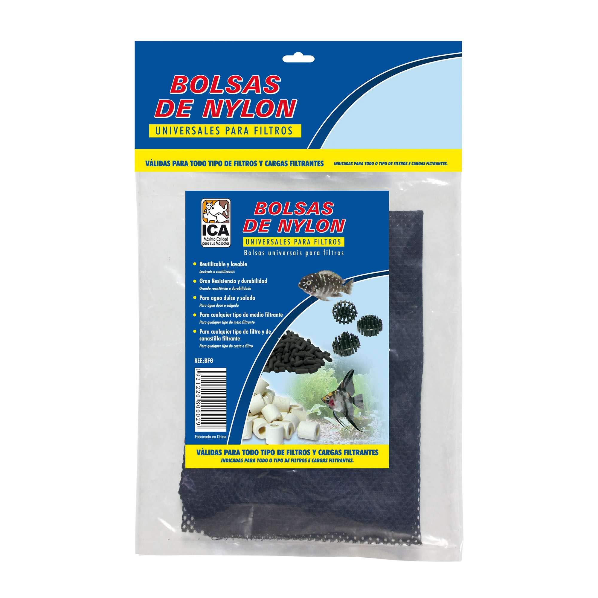 ICA BFM Nylon Mesh Bag with Zip