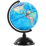 KISEER 8 Inch World Globe with Stand Rotating Earth