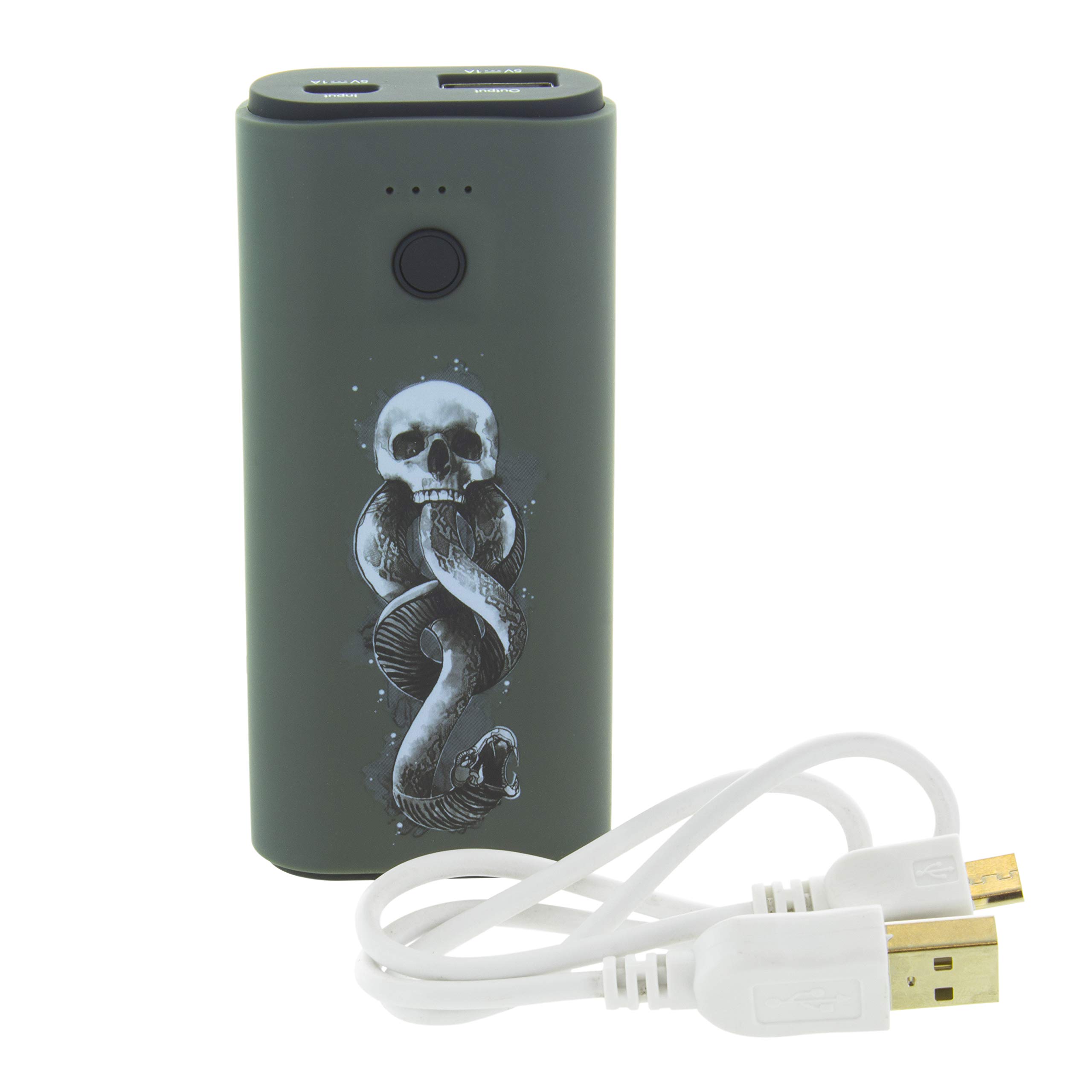 Harry Potter Death Eater Power Bank | Ultra-Durable 5200mAh Portable Charger | USB Input/Output for Most Smart Devices