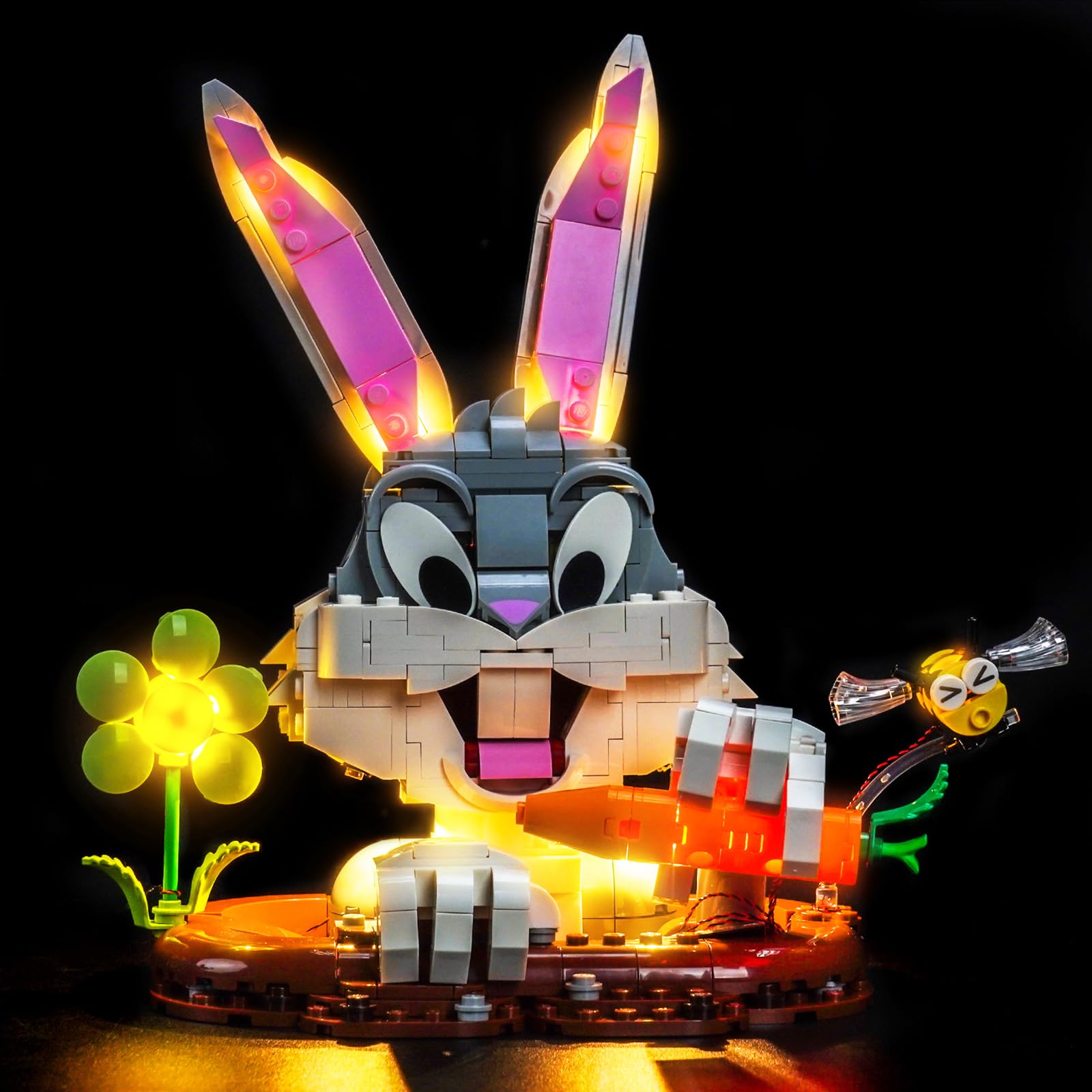Light Kit Compatible with Lego 40920 Bugs Bunny (No Model), Decoration Lighting Set Compatible with Lego Bugs Bunny 40920 Building Blocks Model