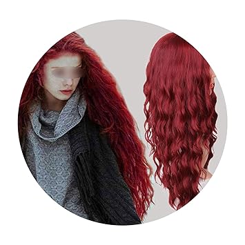 Amazon Com Wigsit S A Wig 30 Synthetic Red Black Dark Brown And