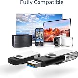 KOOTION USB 3.0 Flash Drive 5 Pack 16 GB Swivel Indicator Black view 5