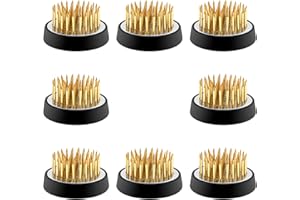 ZJRDYYK 8 Pack Flower Frogs for Arrangements, 1.34 Inch Copper Flower Holder for Vase, Pin Frog for Floral Arrangement Plant 