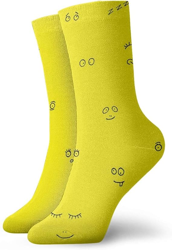 Amazon Co Jp 変な顔暖かくて 靴下カジュアル靴下30cm 服 ファッション小物