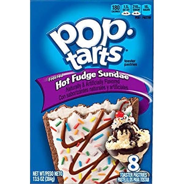 KELLOGG’S POP TARTS HOT FUDGE SUNDAE, 8 COUNT