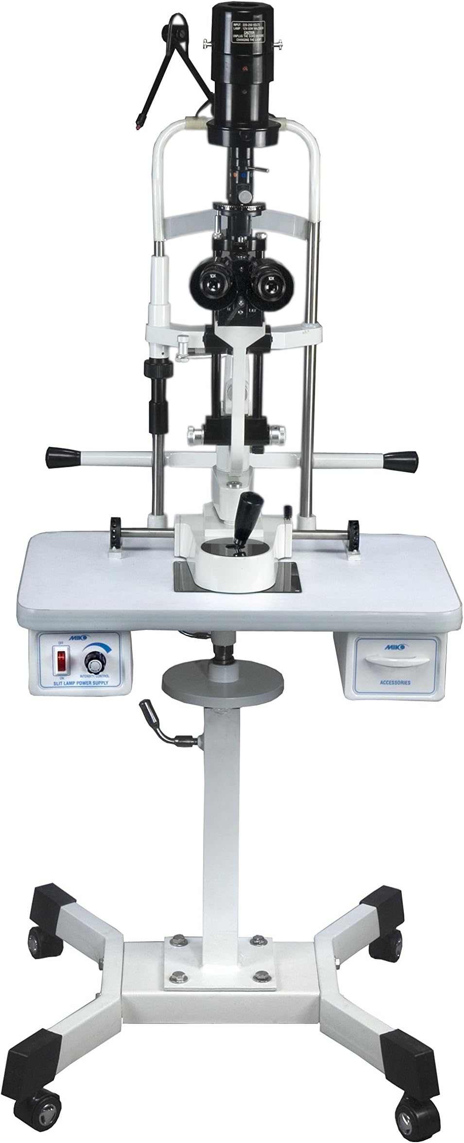 MIKO 2-STEP SLIT LAMP BIO-MICROSCOPE WITH UPWARD LIGHT AND MANUAL TABLE